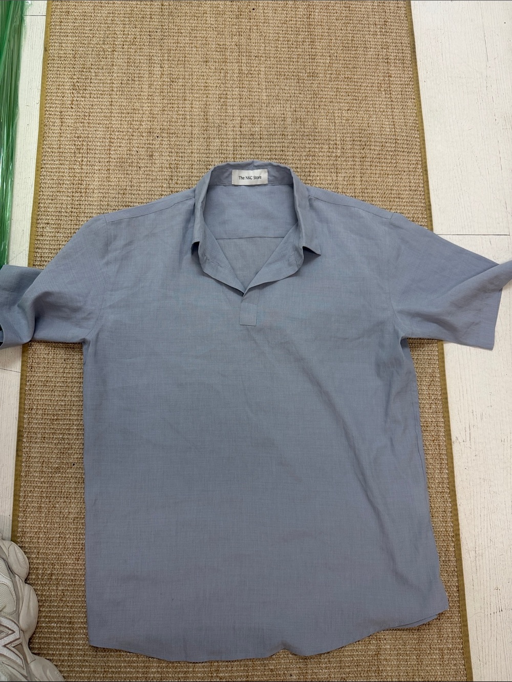 Men’s Light Blue Short-Sleeve Polo Shirt by